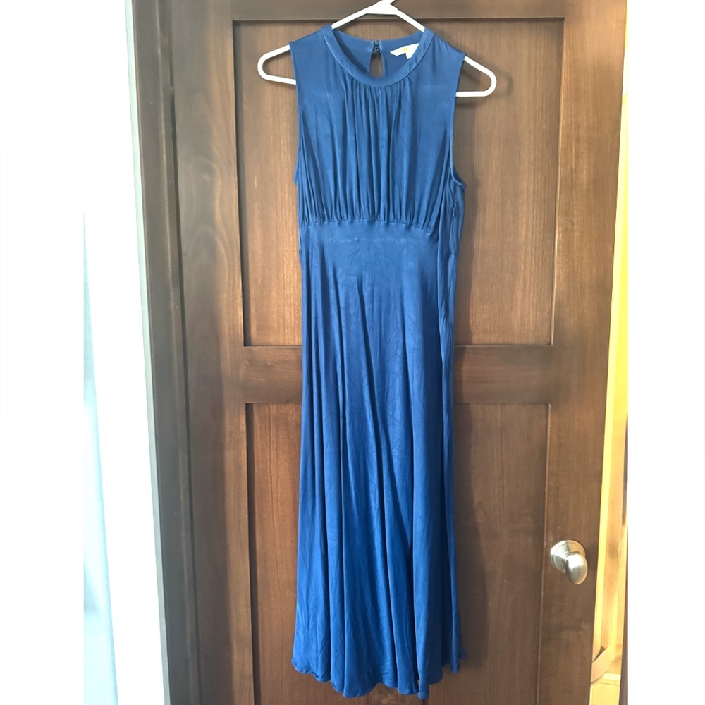 Boden Cornflower Blue Midi Dress